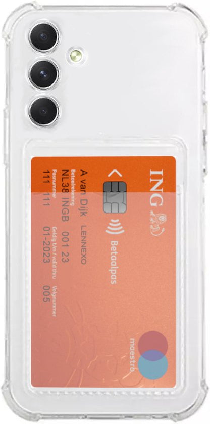 Lennexo pashouder hoesje voor Samsung S23 FE