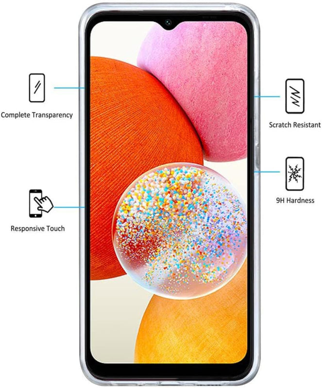 Galaxy A14 360° Ultra Clear Hybrid hoesje