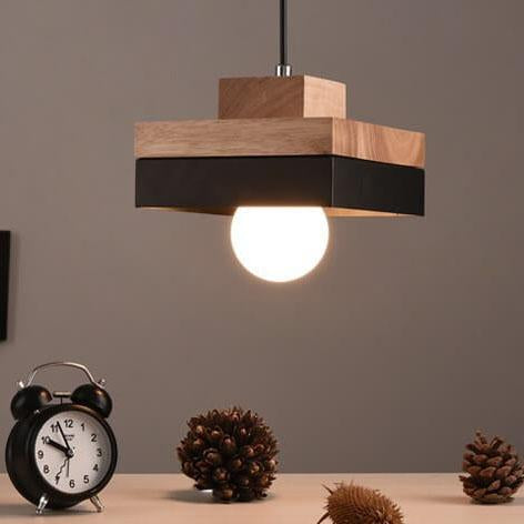 Lumio moderne hanglamp van metaal en hout