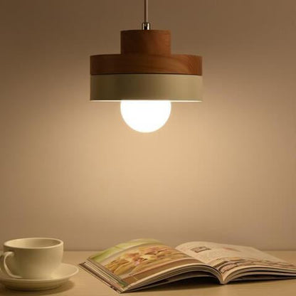 Lumio moderne hanglamp van metaal en hout