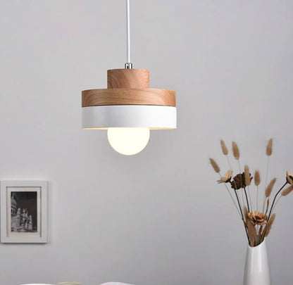 Lumio moderne hanglamp van metaal en hout
