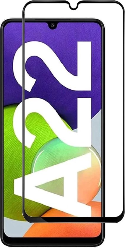 Lennexo Full Cover screenprotector voor Samsung Galaxy A22 5G