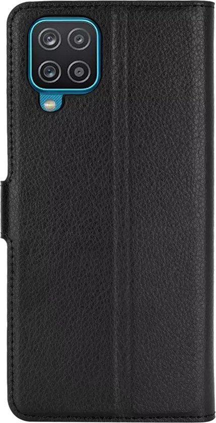 Lennexo BookCase Wallet Hoesje Geschikt voor Samsung Galaxy A12 Zwart