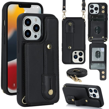 iPhone 16 Pro Max hoesje met pasjeshouder en draagkoord