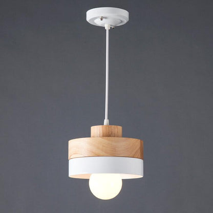 Lumio moderne hanglamp van metaal en hout