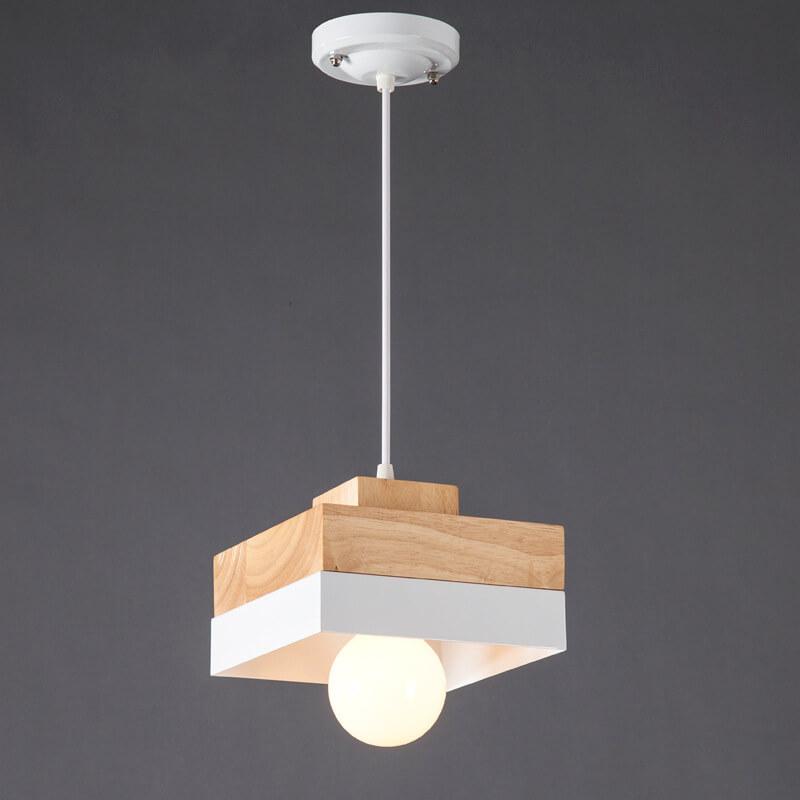 Lumio moderne hanglamp van metaal en hout