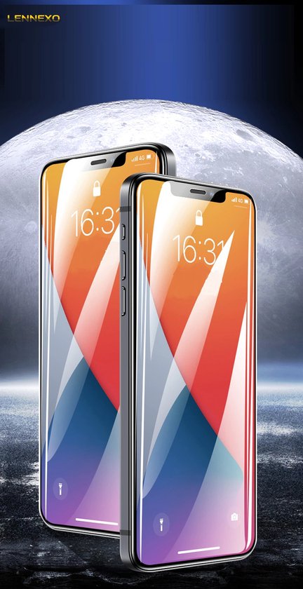 Lennexo Full Cover screenprotector voor iPhone 11 / XR
