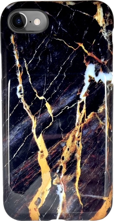Lennexo Luxe marmeren siliconen telefoonhoesje