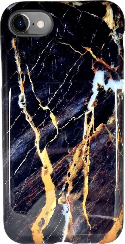 Lennexo Luxe marmeren siliconen telefoonhoesje