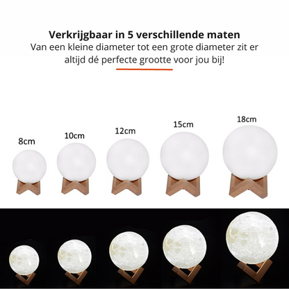 LunaGlow magische maanlamp