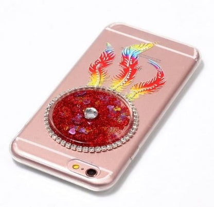 iPhone 6 Plus / 6S Plus TPU dromenvanger glitter hoesje