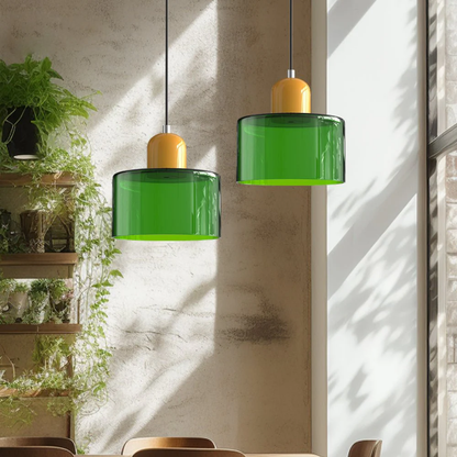Lumio Retro glazen hanglamp