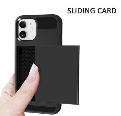 Slide Armor iPhone 14 Plus hoesje met pashouder