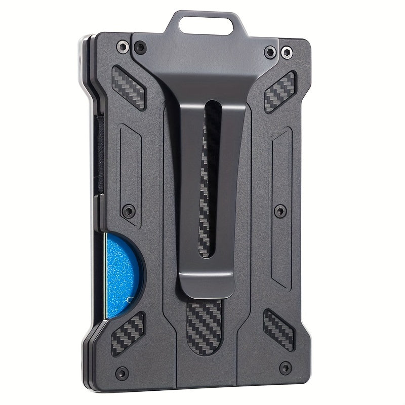 Aluminium RFID-kaarthouder met badgevenster