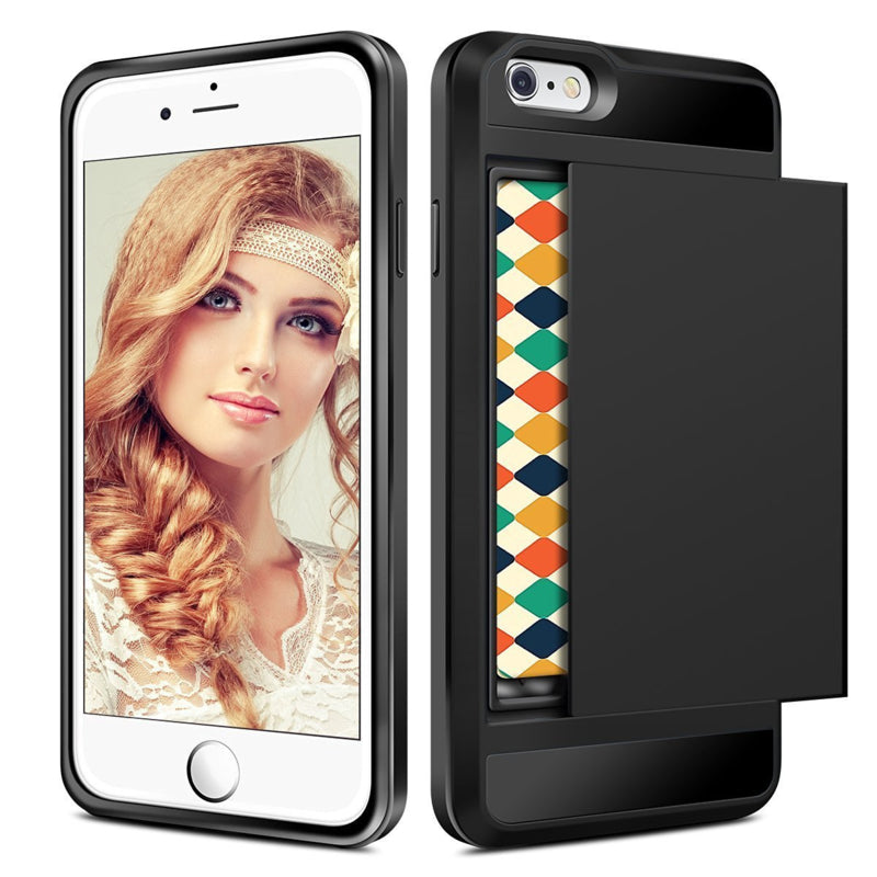 Slide Armor iPhone 6 / 6S hoesje met pashouder