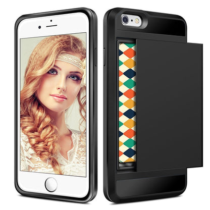 Slide Armor iPhone 6 / 6S hoesje met pashouder
