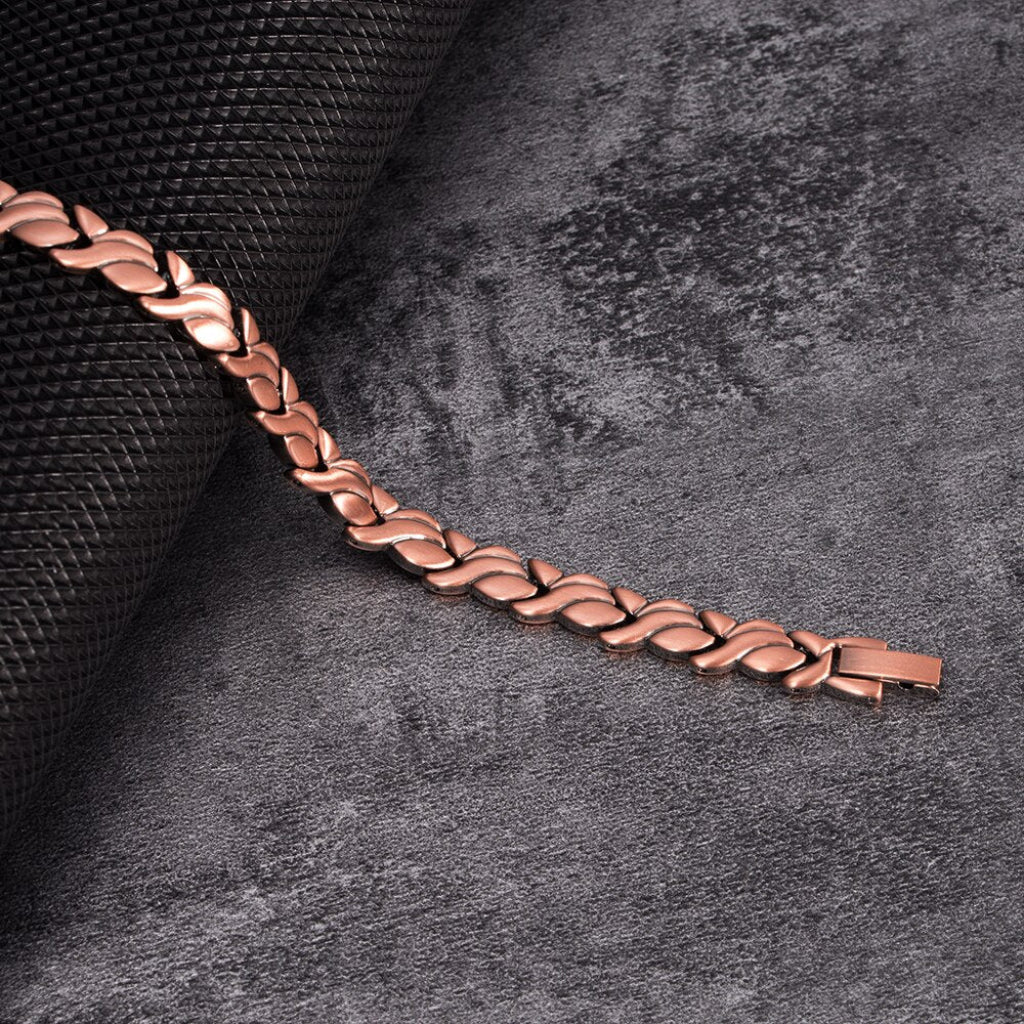 Magnetische Koperen Armband met Visdesign
