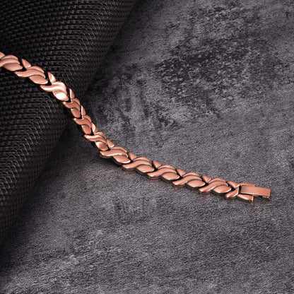 Magnetische Koperen Armband met Visdesign
