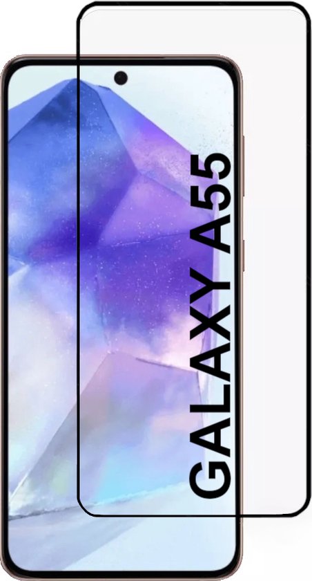 Lennexo Full Cover screenprotector voor Samsung Galaxy A55