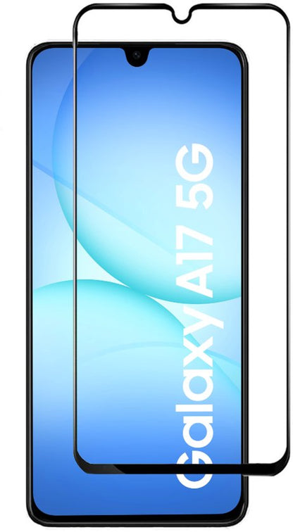 Lennexo Full Cover Tempered Glass Screenprotector voor Samsung A17