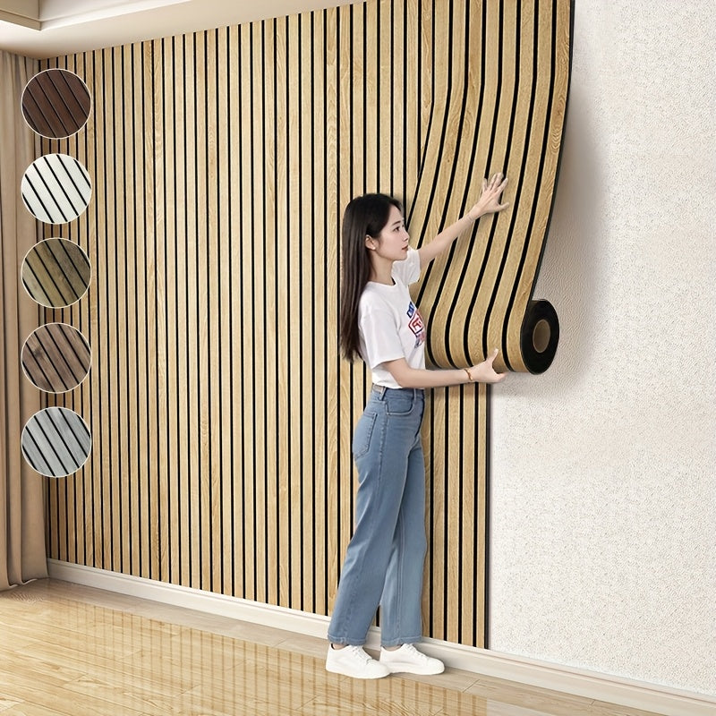 WoodSkin 3D zelfklevend schuimhout behang