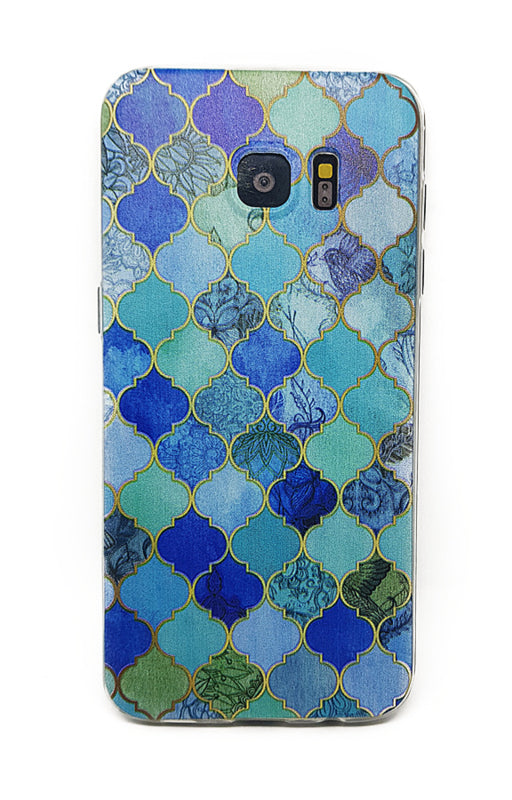 Samsung Galaxy S7 Edge TPU hoesje marmer mozaïek