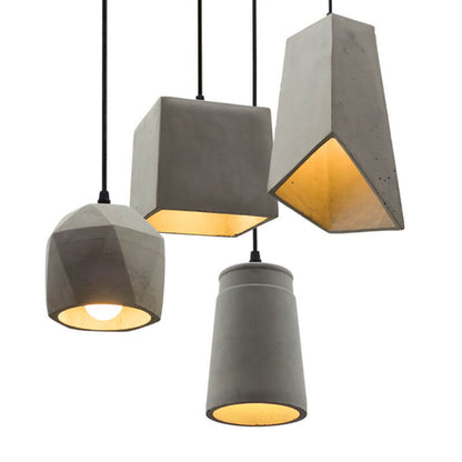 SMD Living industriële cement hanglamp