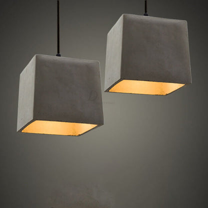 SMD Living industriële cement hanglamp