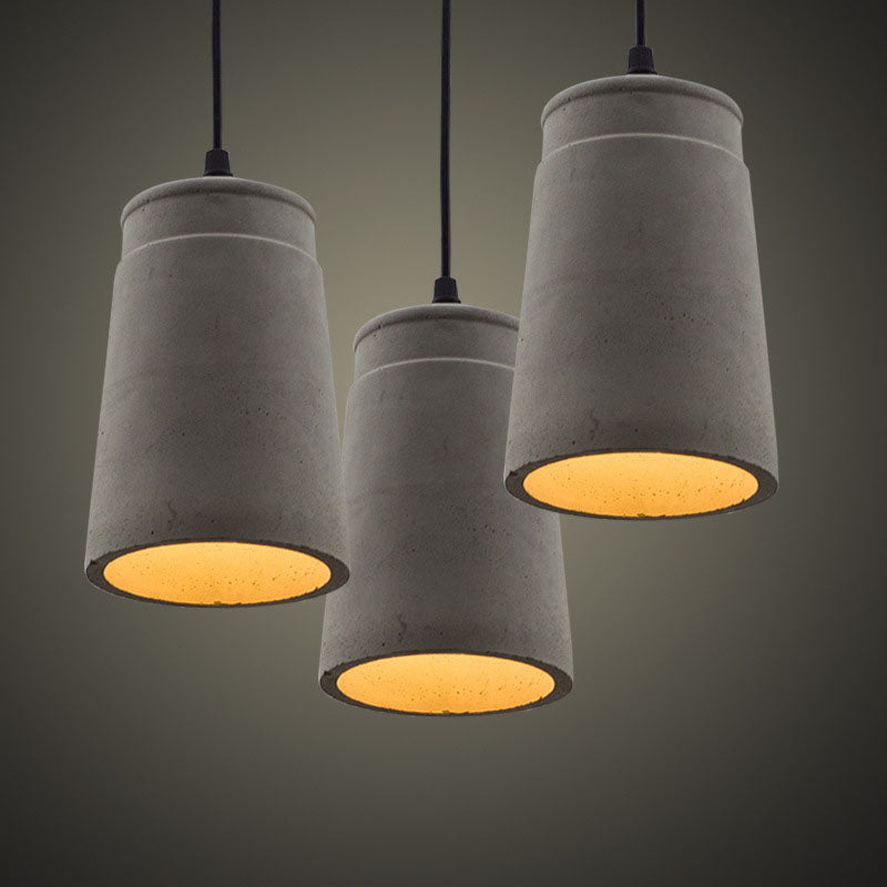 SMD Living industriële cement hanglamp
