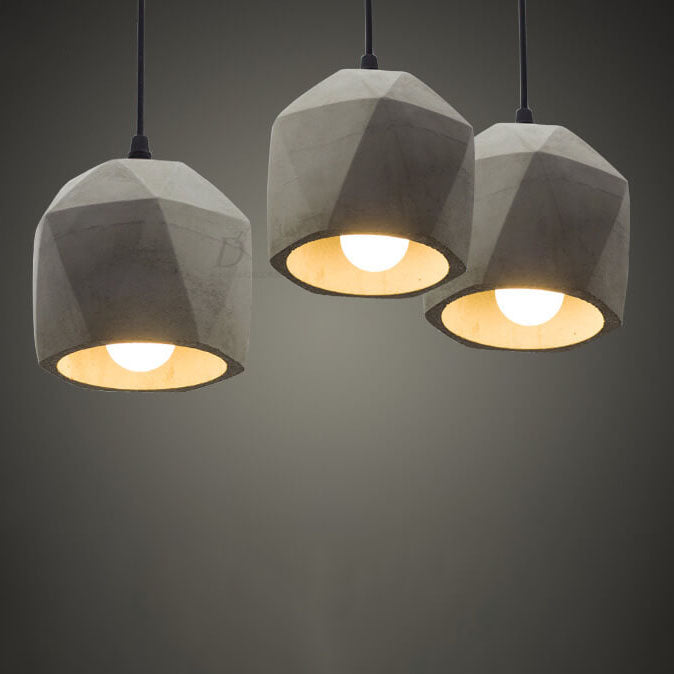SMD Living industriële cement hanglamp