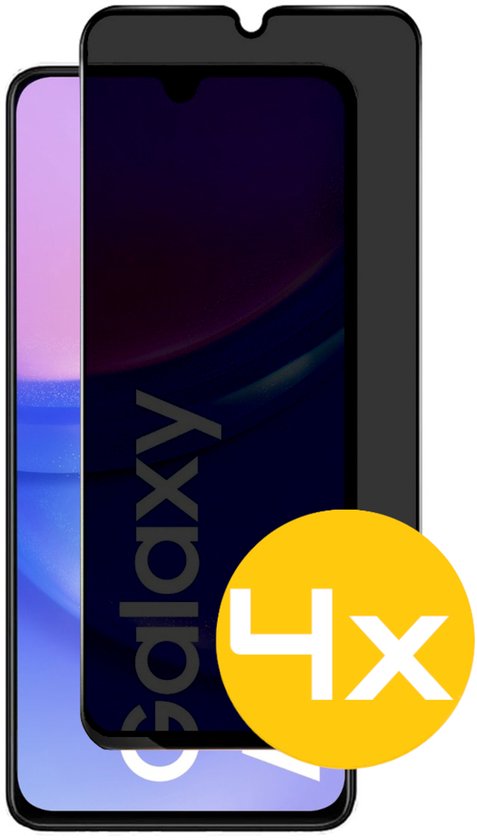 Lennexo privacy screenprotector voor Samsung A15