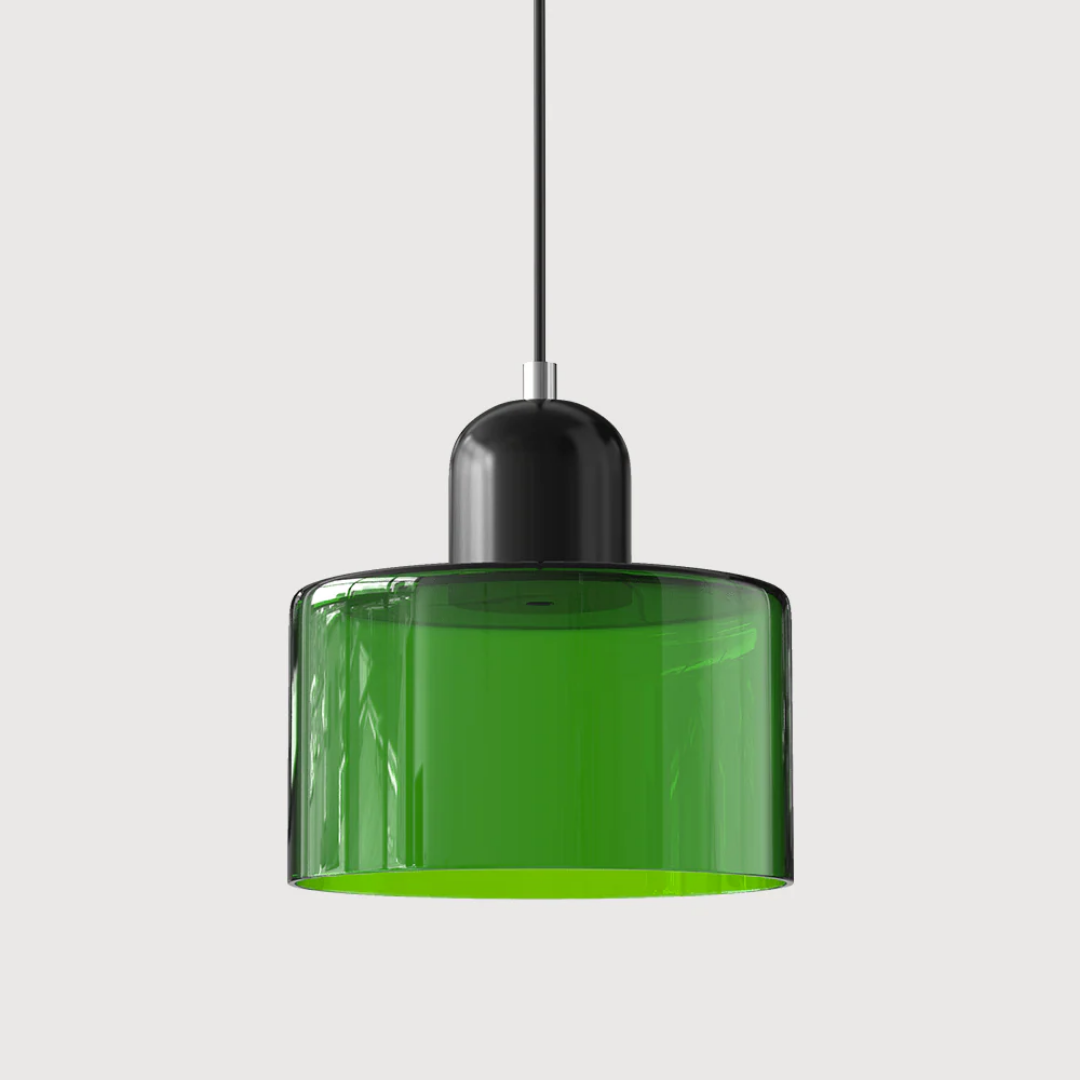 Retro Glazen Hanglamp