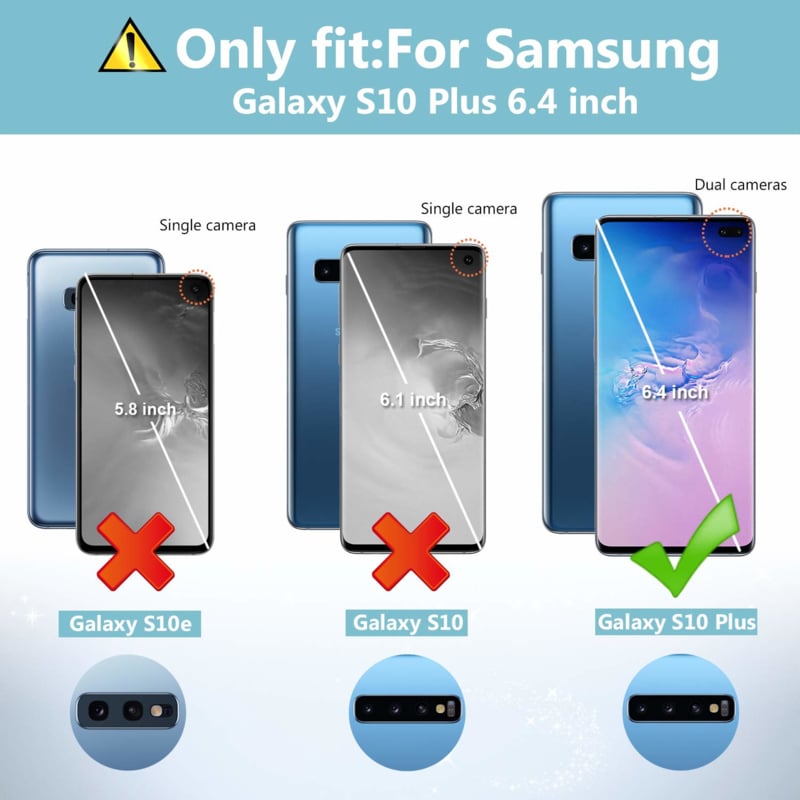 Galaxy S10 Plus transparant schokbestendig TPU hoesje