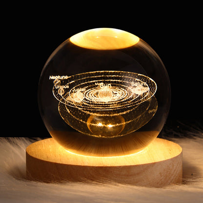 SolarSphere kristallen nachtlamp