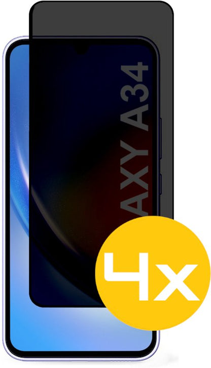 Lennexo Privacy Screenprotector voor Samsung A34