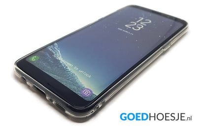 Galaxy S8 zacht TPU hoesje marmer mozaïek