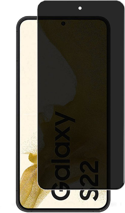 Samsung Galaxy S22 hoesje en privacy screenprotector set