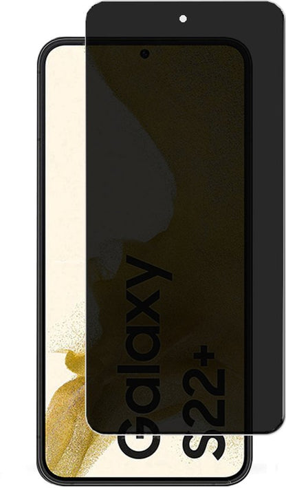 Samsung Galaxy S22+ Transparant Hoesje met Privacy Screenprotector