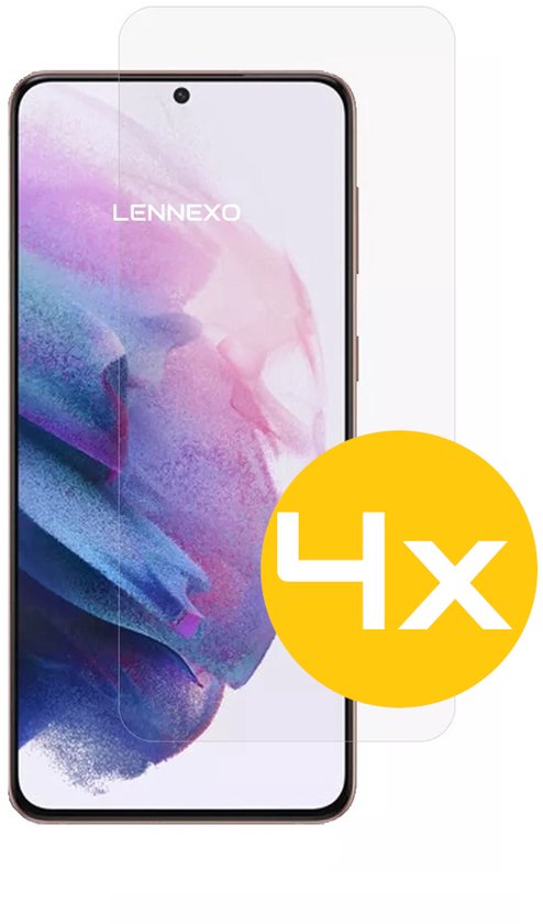 Lennexo gehard glas screenprotector voor Samsung Galaxy S21