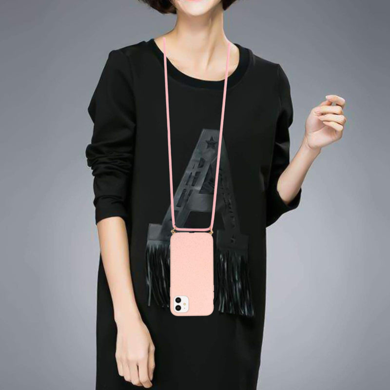 Apple iPhone 11 Crossbody TPU Hoesje
