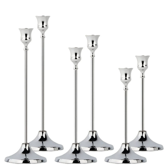 Goudlicht vintage kaarsenhouderset
