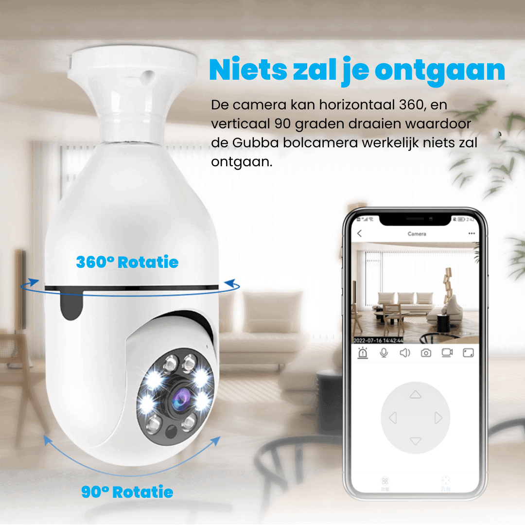Gubba 360º draadloze bolcamera