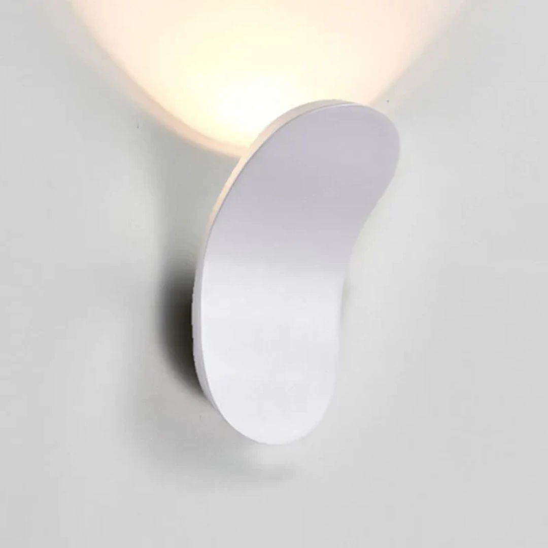 Scandinavische minimalistische LED wandlamp