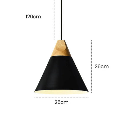 Navelle Scandinavische houten hanglamp