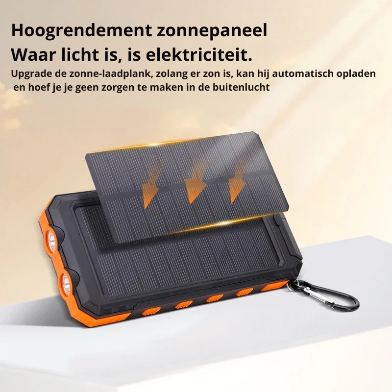 SolarCharge Max draagbare zonne-energie powerbank
