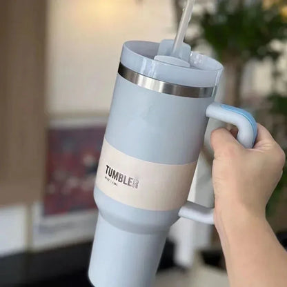 ThermoTumbler vacuüm geïsoleerde beker met handvat