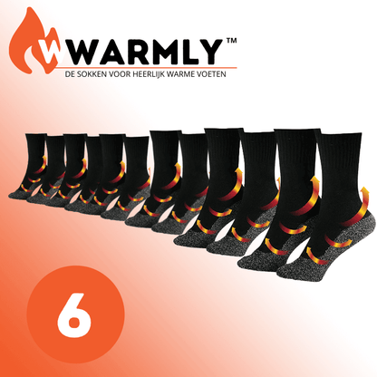 Warmly gealuminiseerde thermo wintersokken