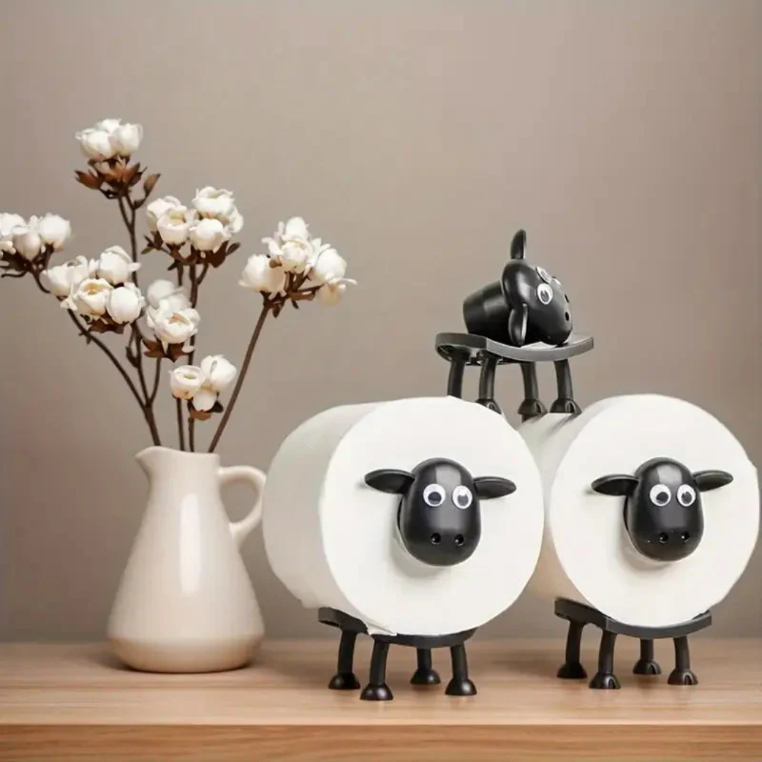 Decoratieve Schapen-toiletrolhouder (3 Stuks)