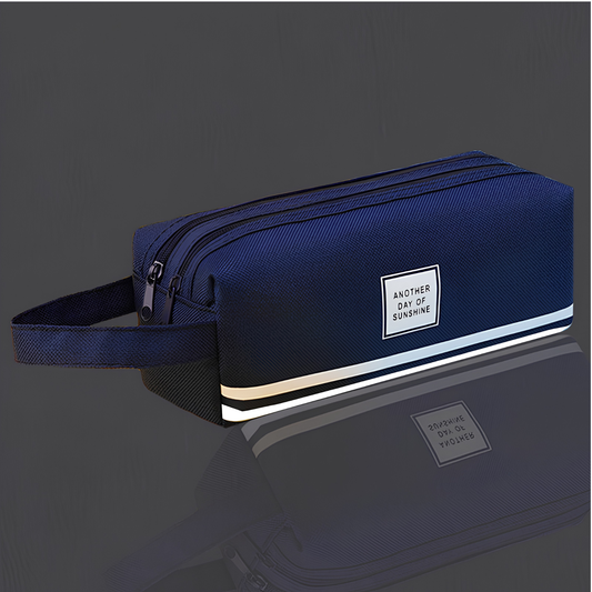 Skinzline canvas etui met twee vakken