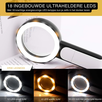 BrightView Pro handvergrootglas met verlichting
